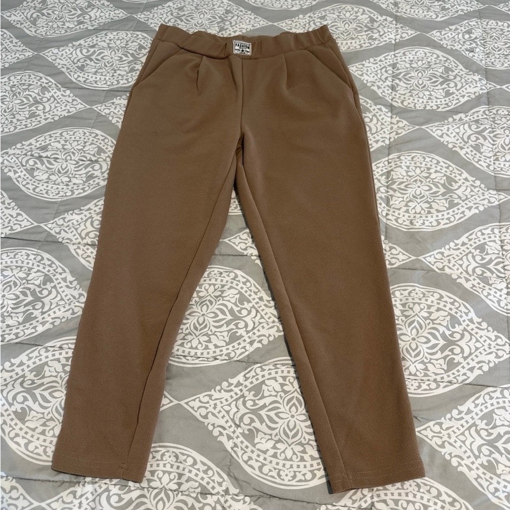 SHEIN Casual Brown Trousers